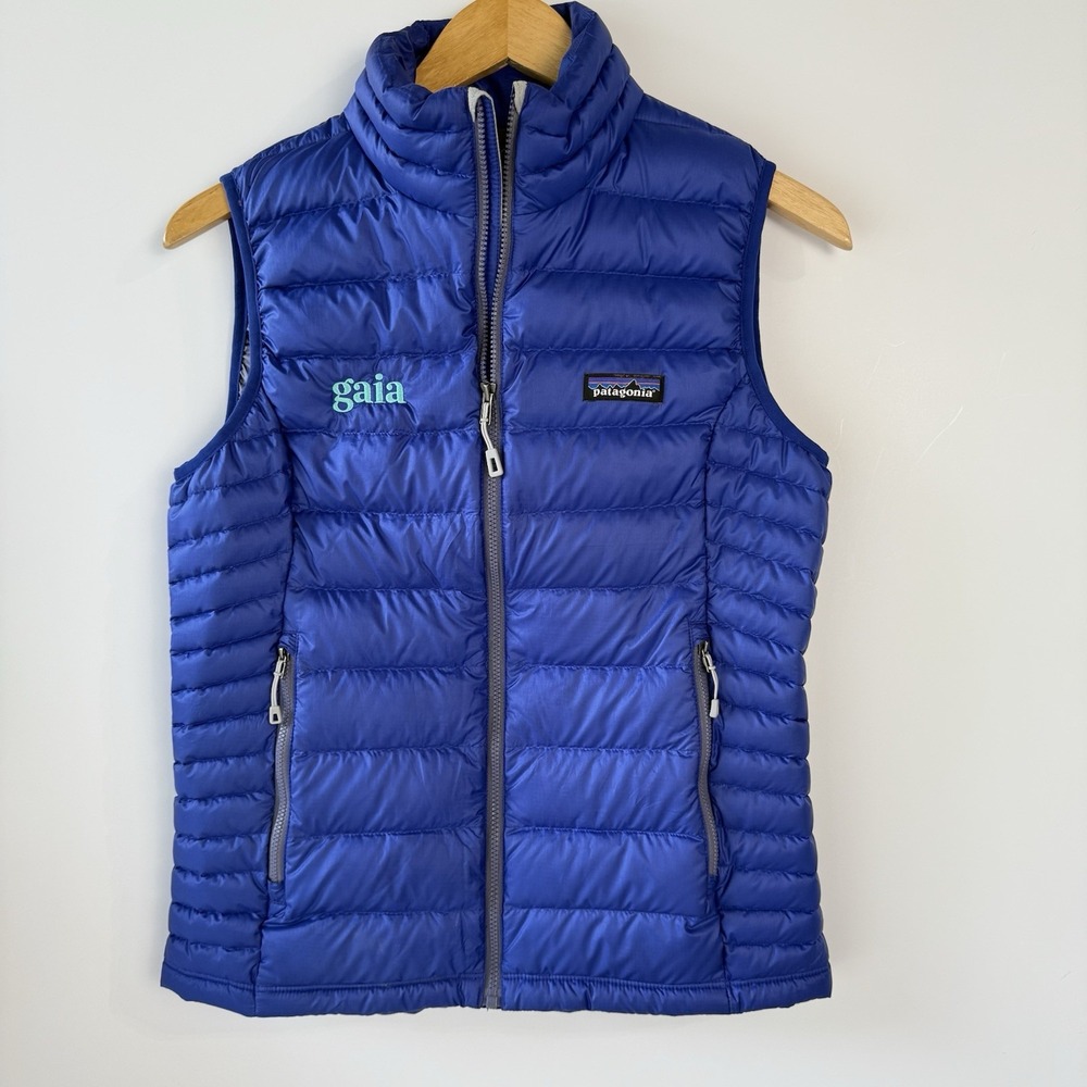 Patagonia Blue Puffer Vest